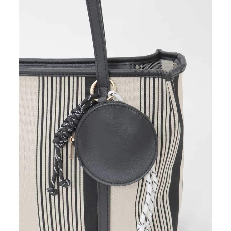 [ポーチチャーム付き]異素材ジョイントデザイントートバッグ | MK MICHEL KLEIN BAG | 詳細画像11 
