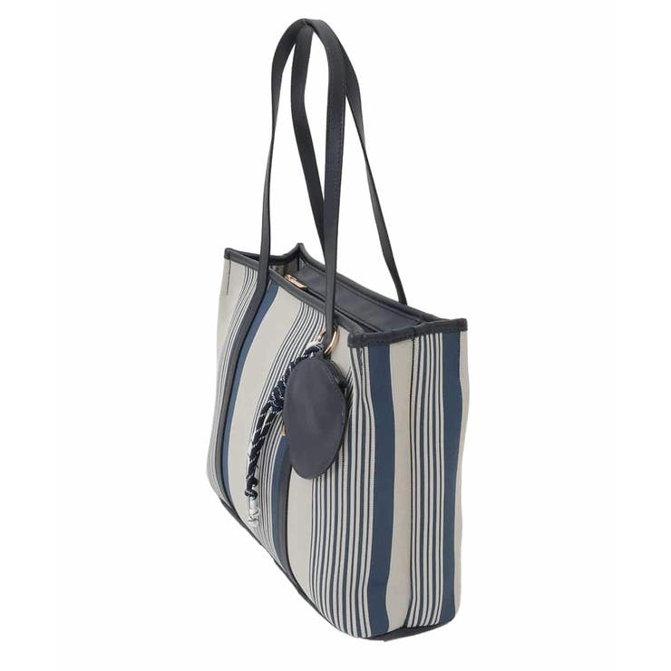 [ポーチチャーム付き]異素材ジョイントデザイントートバッグ | MK MICHEL KLEIN BAG | 詳細画像2 