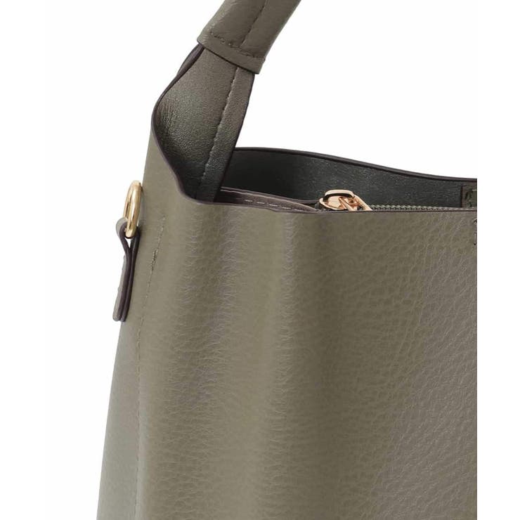 [2WAY]合成皮革コンパクトハンドバッグ | MK MICHEL KLEIN BAG | 詳細画像12 