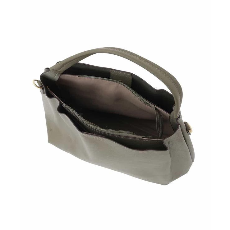 [2WAY]合成皮革コンパクトハンドバッグ | MK MICHEL KLEIN BAG | 詳細画像13 