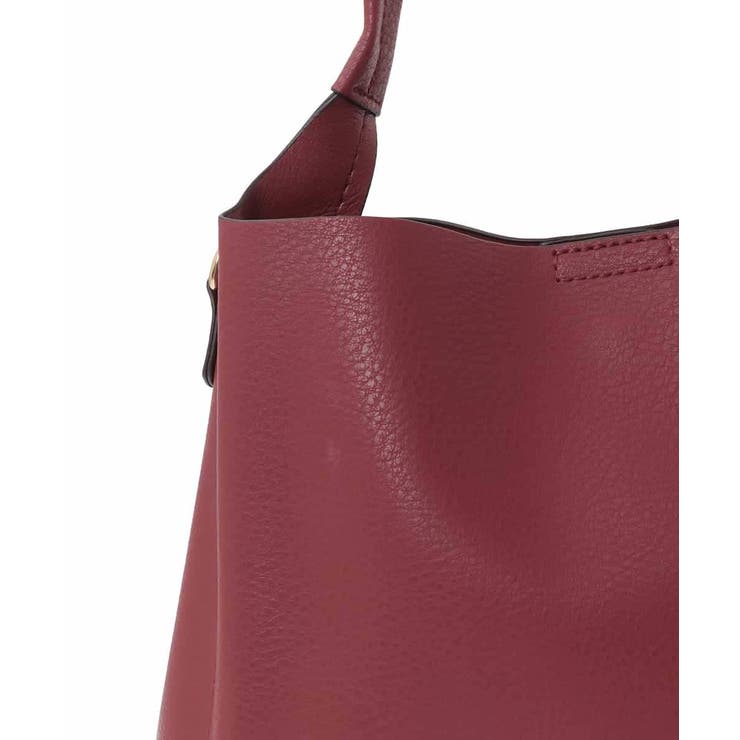 [2WAY]合成皮革コンパクトハンドバッグ | MK MICHEL KLEIN BAG | 詳細画像3 