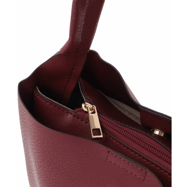 [2WAY]合成皮革コンパクトハンドバッグ | MK MICHEL KLEIN BAG | 詳細画像7 