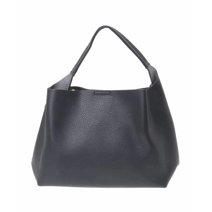 ブラック | [2WAY]合成皮革コンパクトハンドバッグ | MK MICHEL KLEIN BAG