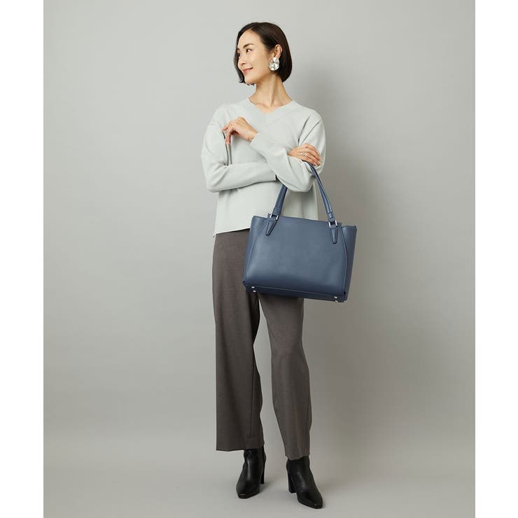 [2WAY/A4収納可]合成皮革ポイントデザイントートバッグ | MK MICHEL KLEIN BAG | 詳細画像17 