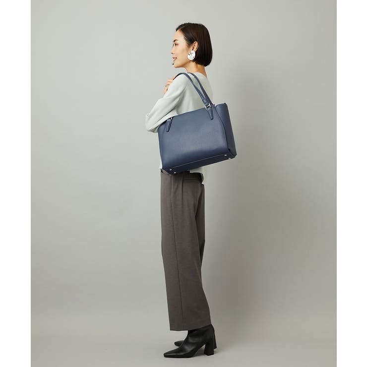 [2WAY/A4収納可]合成皮革ポイントデザイントートバッグ | MK MICHEL KLEIN BAG | 詳細画像18 