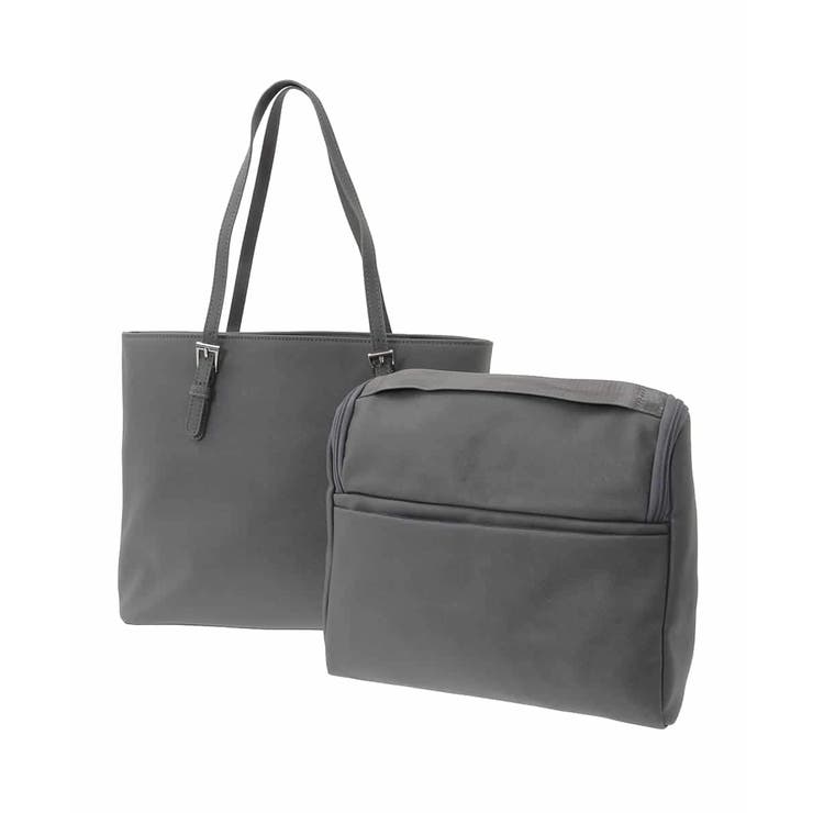 [2WAY/インナーバッグ付き]ベルトアクセントスクエアトートバッグ | MK MICHEL KLEIN BAG | 詳細画像3 