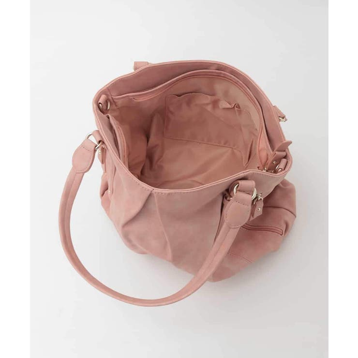 [2WAY]サイドファスナータックデザイントートバッグ | MK MICHEL KLEIN BAG | 詳細画像12 