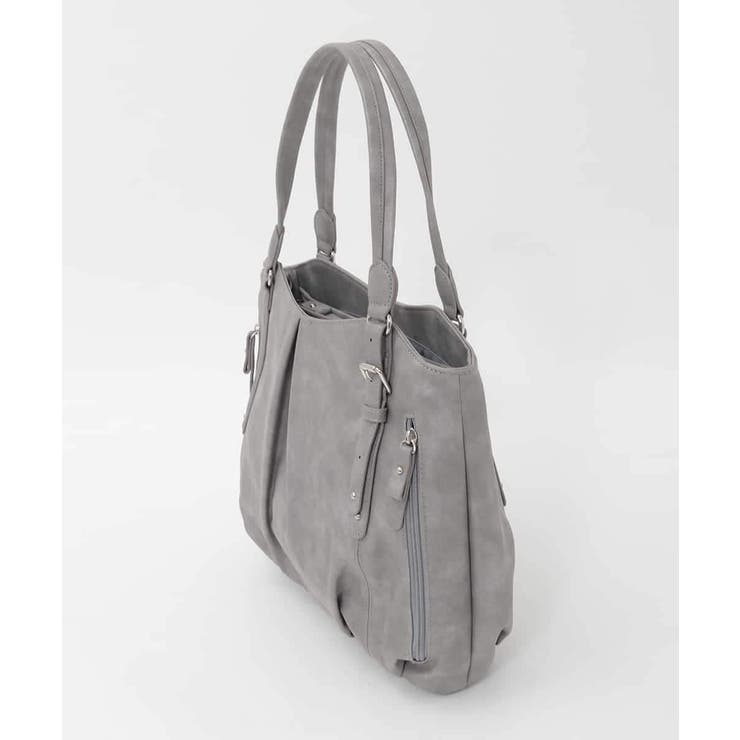 [2WAY]サイドファスナータックデザイントートバッグ | MK MICHEL KLEIN BAG | 詳細画像2 