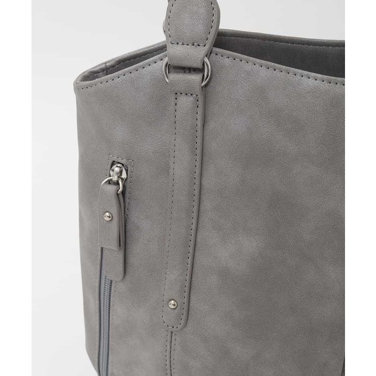 [2WAY]サイドファスナータックデザイントートバッグ | MK MICHEL KLEIN BAG | 詳細画像6 