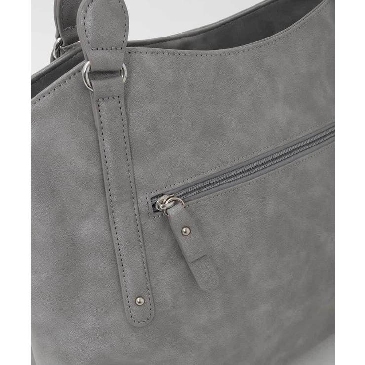 [2WAY]サイドファスナータックデザイントートバッグ | MK MICHEL KLEIN BAG | 詳細画像7 