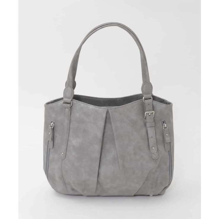 グレー | [2WAY]サイドファスナータックデザイントートバッグ | MK MICHEL KLEIN BAG