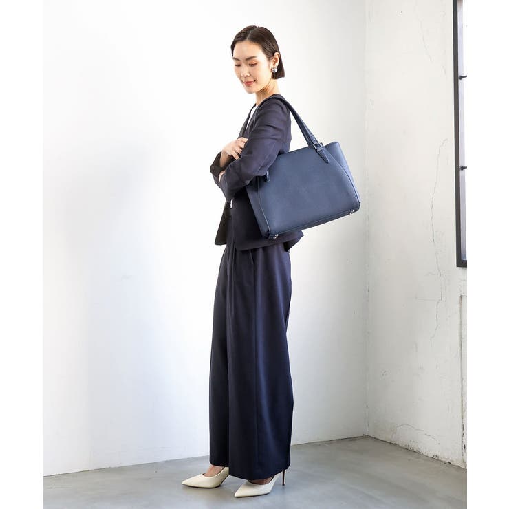 [2WAY/A4収納可]合成皮革ポイントデザイントートバッグ | MK MICHEL KLEIN BAG | 詳細画像16 