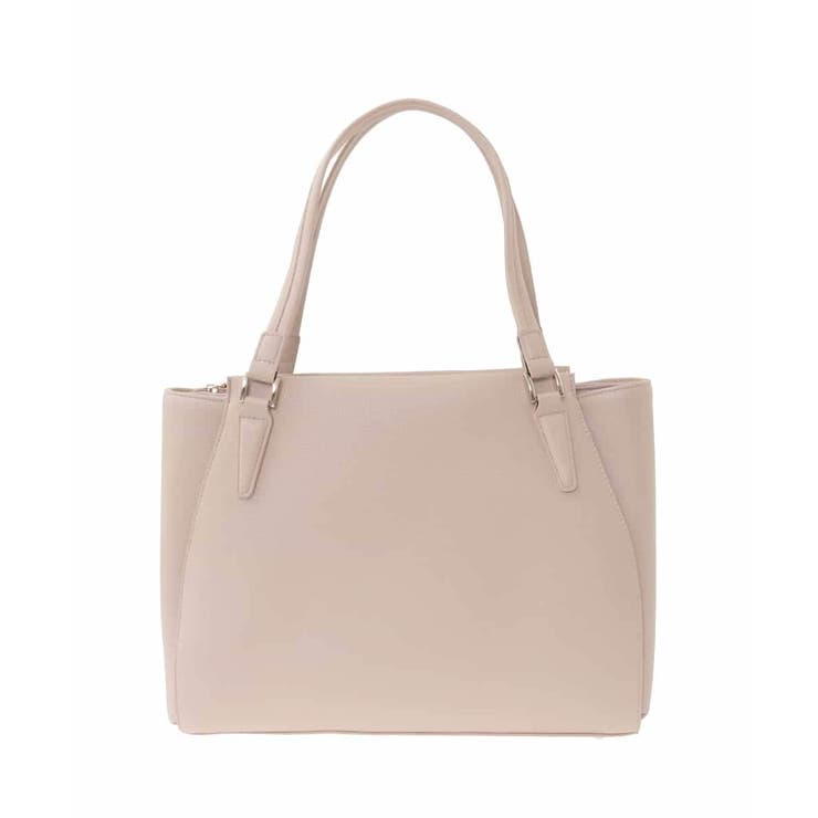 オフホワイト | [2WAY/A4収納可]合成皮革ポイントデザイントートバッグ | MK MICHEL KLEIN BAG