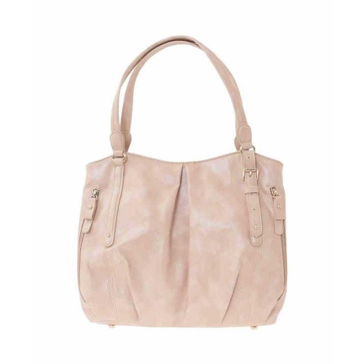 ピンク | [2WAY]合成皮革タックデザイントートバッグ | MK MICHEL KLEIN BAG