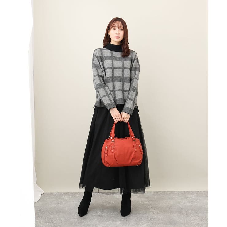 [2WAY]ベルトアクセントラウンドトートバッグ | MK MICHEL KLEIN BAG | 詳細画像26 
