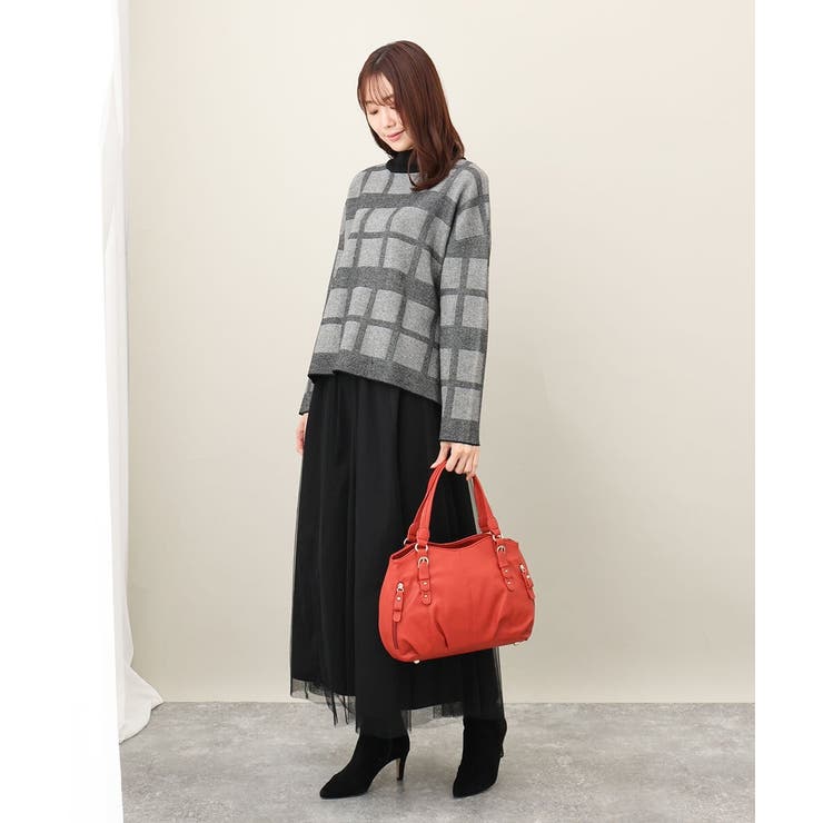 [2WAY]ベルトアクセントラウンドトートバッグ | MK MICHEL KLEIN BAG | 詳細画像27 