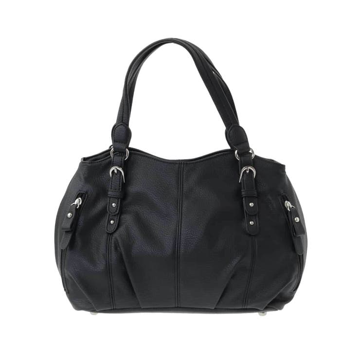 ブラック | [2WAY]ベルトアクセントラウンドトートバッグ | MK MICHEL KLEIN BAG