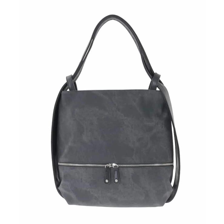 [2WAY/A4収納可]デニム風デザイン変形トートバッグ | MK MICHEL KLEIN BAG | 詳細画像3 