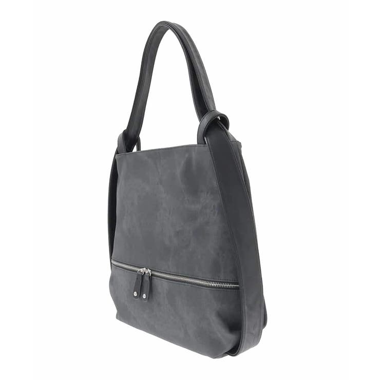 [2WAY/A4収納可]デニム風デザイン変形トートバッグ | MK MICHEL KLEIN BAG | 詳細画像4 