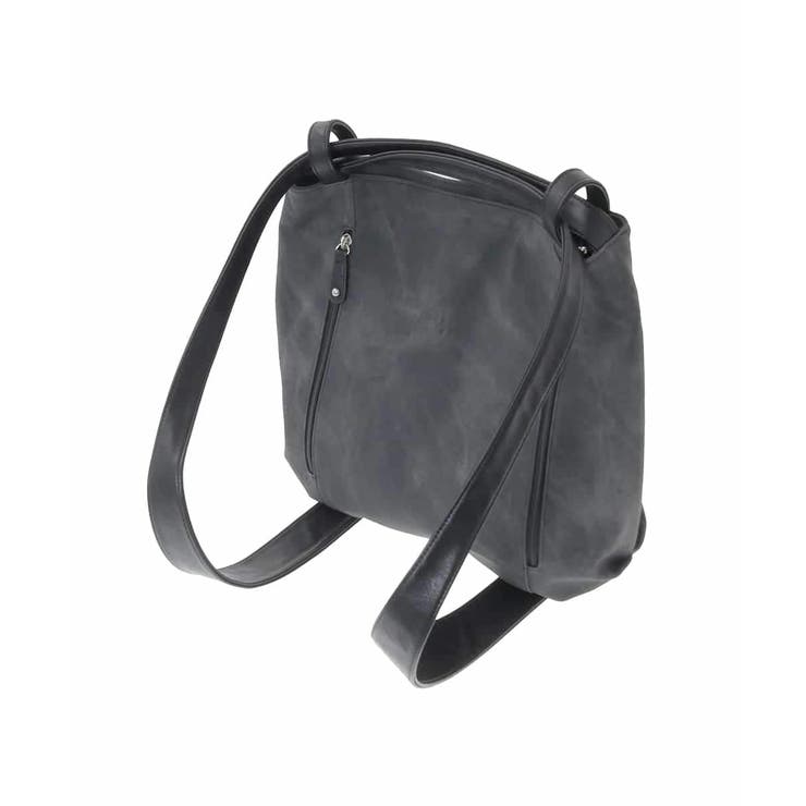 [2WAY/A4収納可]デニム風デザイン変形トートバッグ | MK MICHEL KLEIN BAG | 詳細画像6 