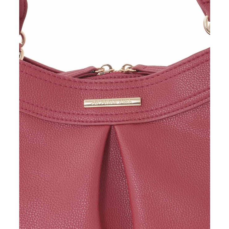[2WAY]合成皮革タックデザインバッグ | MK MICHEL KLEIN BAG | 詳細画像12 