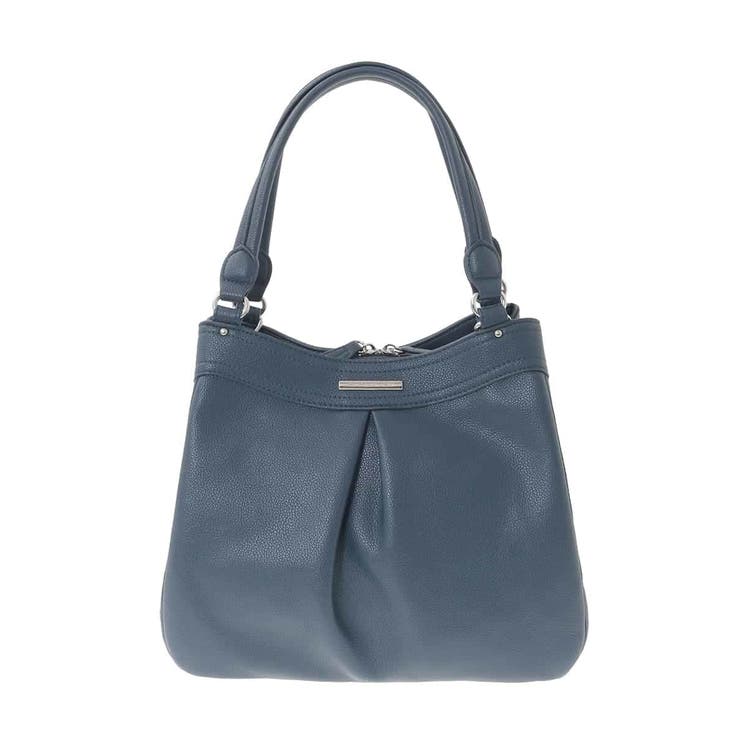 ネイビー | [2WAY]合成皮革タックデザインバッグ | MK MICHEL KLEIN BAG