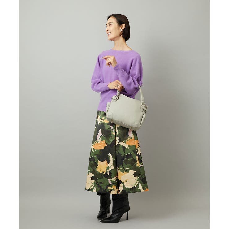 [2WAY]サイドポケットデザイントートバッグ | MK MICHEL KLEIN BAG | 詳細画像17 