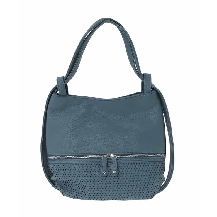 [2WAY]パンチングデザイン変形ミニトートバッグ | MK MICHEL KLEIN BAG | 詳細画像2 