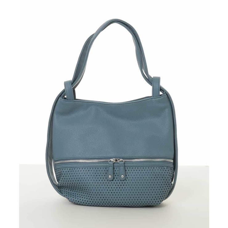 グリーン | [2WAY]パンチングデザイン変形ミニトートバッグ | MK MICHEL KLEIN BAG