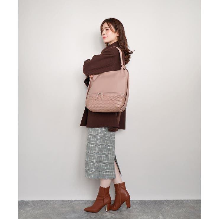 [2WAY]パンチングデザイン変形トートバッグ | MK MICHEL KLEIN BAG | 詳細画像15 