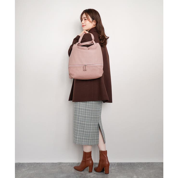 [2WAY]パンチングデザイン変形トートバッグ | MK MICHEL KLEIN BAG | 詳細画像18 