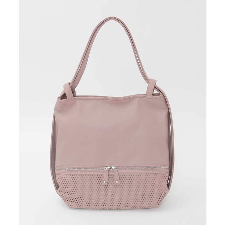 [2WAY]パンチングデザイン変形トートバッグ | MK MICHEL KLEIN BAG | 詳細画像2 