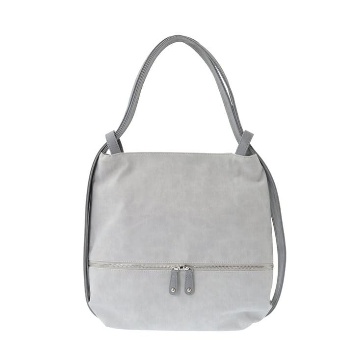 [2WAY/A4サイズ対応]シルバーラメアクセント変形トートバッグ | MK MICHEL KLEIN BAG | 詳細画像17 