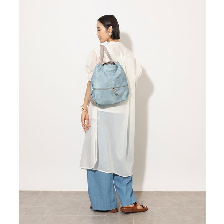 [2WAY/A4サイズ対応]シルバーラメアクセント変形トートバッグ | MK MICHEL KLEIN BAG | 詳細画像26 