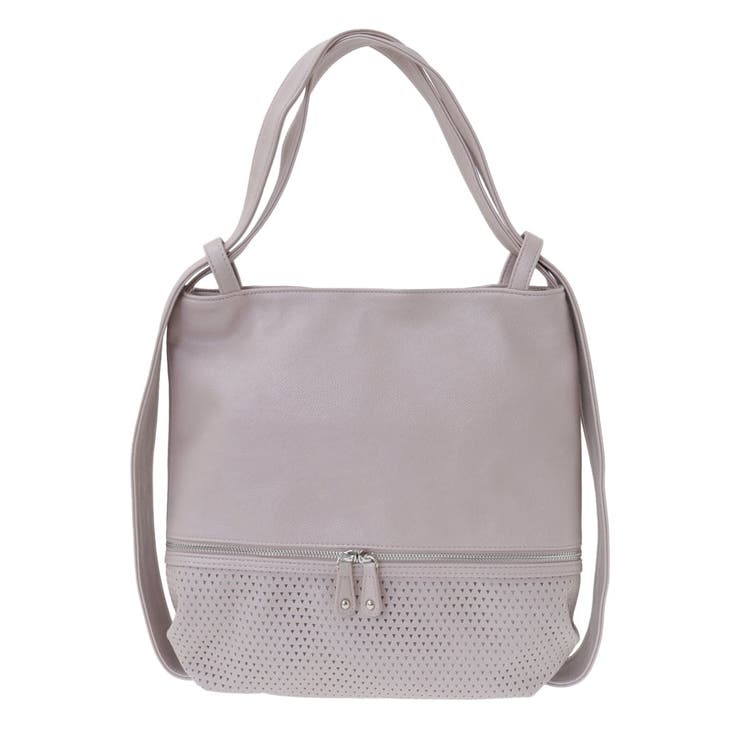 [2WAY/A4サイズ対応]パンチングデザイン変形トートバッグ | MK MICHEL KLEIN BAG | 詳細画像12 