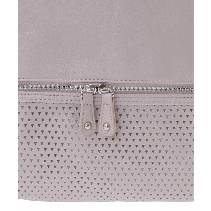 [2WAY/A4サイズ対応]パンチングデザイン変形トートバッグ | MK MICHEL KLEIN BAG | 詳細画像13 