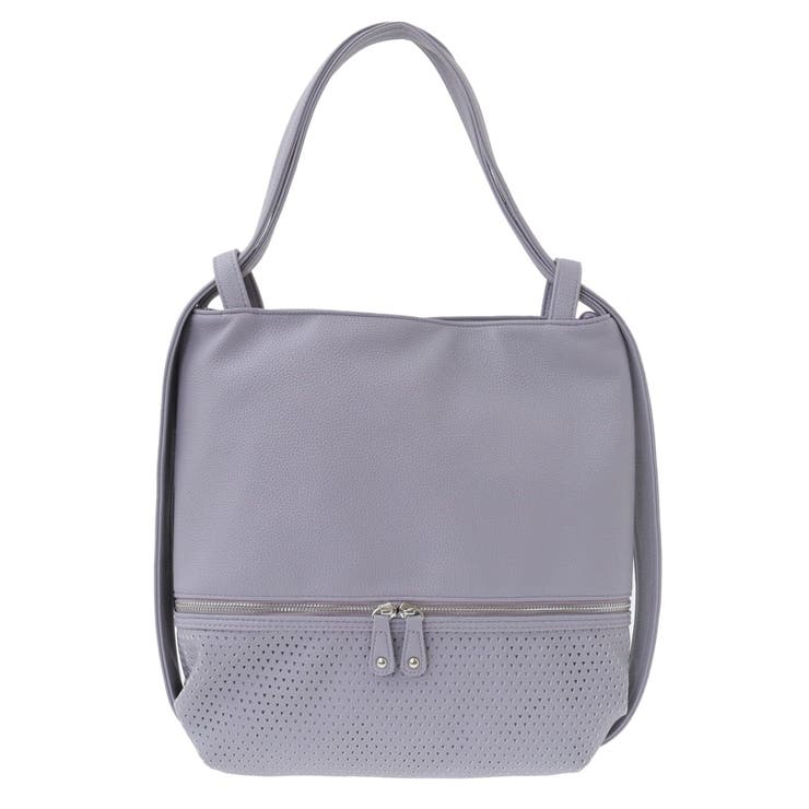 [2WAY/A4サイズ対応]パンチングデザイン変形トートバッグ | MK MICHEL KLEIN BAG | 詳細画像15 