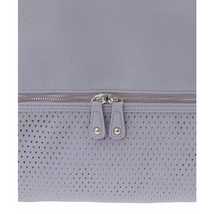 [2WAY/A4サイズ対応]パンチングデザイン変形トートバッグ | MK MICHEL KLEIN BAG | 詳細画像16 