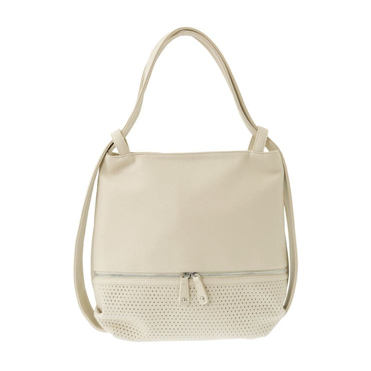 [2WAY/A4サイズ対応]パンチングデザイン変形トートバッグ | MK MICHEL KLEIN BAG | 詳細画像20 