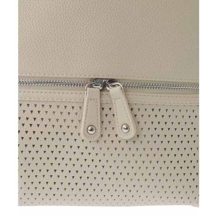 [2WAY/A4サイズ対応]パンチングデザイン変形トートバッグ | MK MICHEL KLEIN BAG | 詳細画像21 