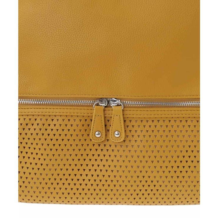 [2WAY/A4サイズ対応]パンチングデザイン変形トートバッグ | MK MICHEL KLEIN BAG | 詳細画像9 