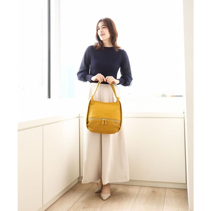 [2WAY]パンチングデザイン変形ミニトートバッグ | MK MICHEL KLEIN BAG | 詳細画像26 