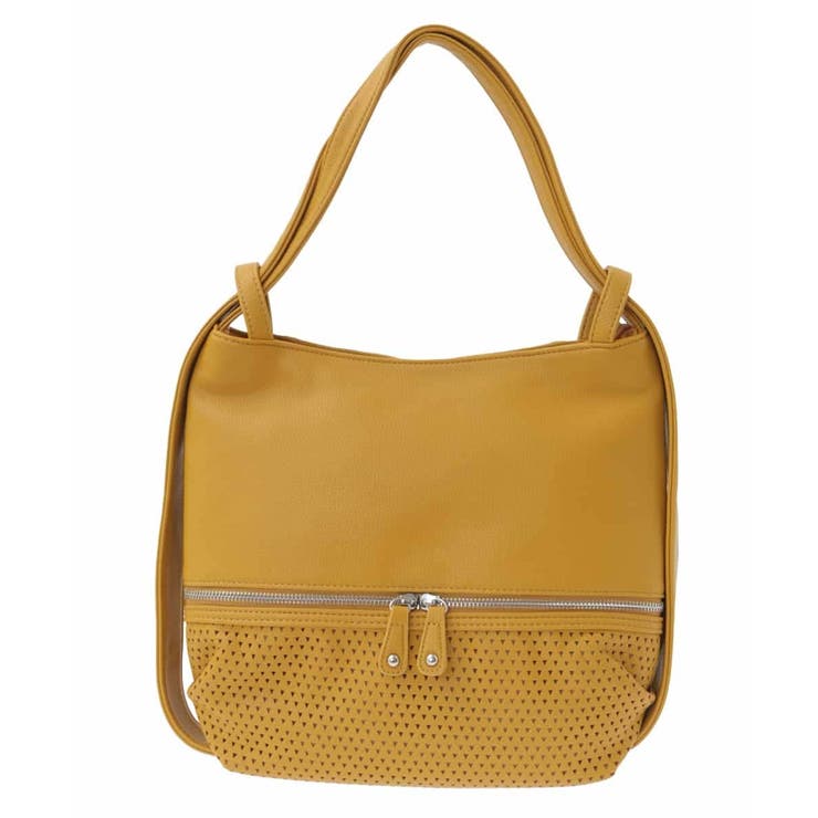 [2WAY]パンチングデザイン変形ミニトートバッグ | MK MICHEL KLEIN BAG | 詳細画像3 