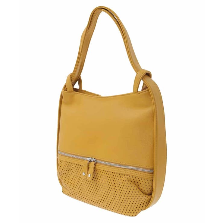 [2WAY]パンチングデザイン変形ミニトートバッグ | MK MICHEL KLEIN BAG | 詳細画像4 