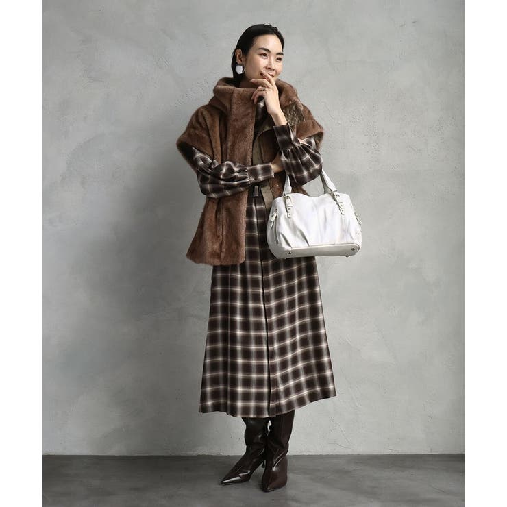 [2WAY]ベルトデザインラウンドトートバッグ | MK MICHEL KLEIN BAG | 詳細画像18 