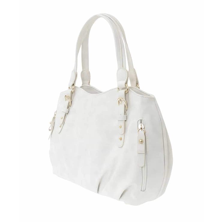 [2WAY]ベルトデザインラウンドトートバッグ | MK MICHEL KLEIN BAG | 詳細画像4 