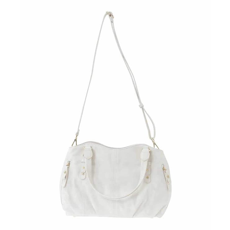 [2WAY]ベルトデザインラウンドトートバッグ | MK MICHEL KLEIN BAG | 詳細画像6 