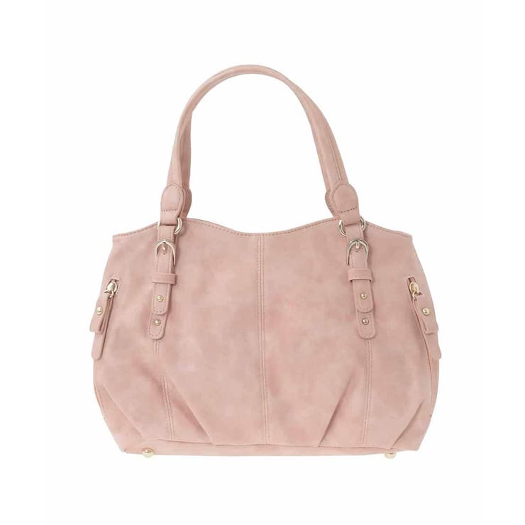ピンク | [2WAY]ベルトデザインラウンドトートバッグ | MK MICHEL KLEIN BAG