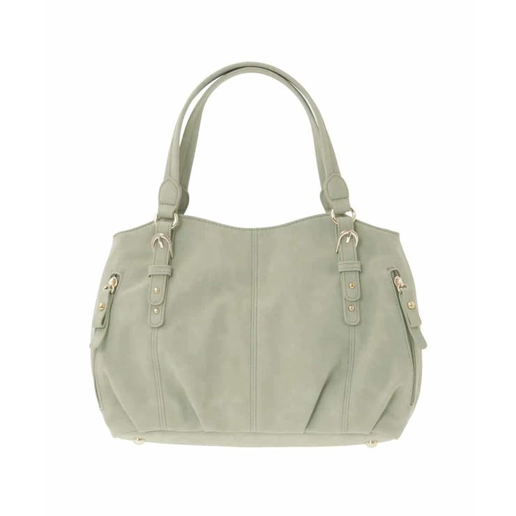グリーン | [2WAY]ベルトデザインラウンドトートバッグ | MK MICHEL KLEIN BAG