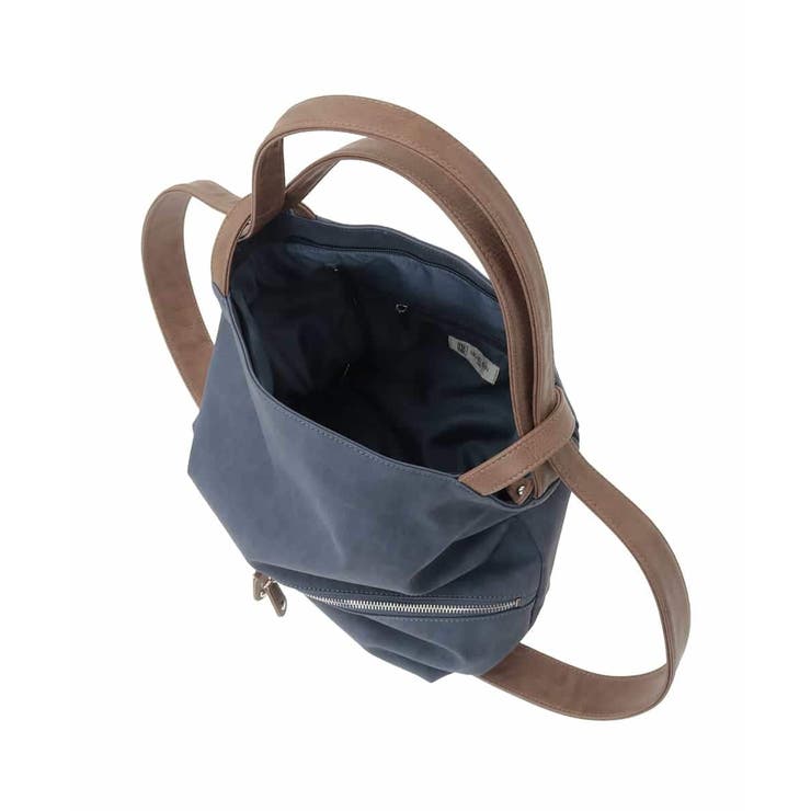 [2WAY/A4収納可]デニム風デザイン変形トートバッグ | MK MICHEL KLEIN BAG | 詳細画像10 